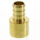 1/2" Female Copper Solder x 1/2" PEX Brass Adapter (Lead Free)