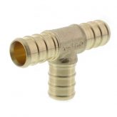 1/2" PEX x 1/2" PEX x 1/2" PEX Brass Tee (Lead Free)
