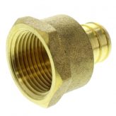 1-1/2" Female NPT x 1-1/2" PEX Brass Adapter (Lead Free)