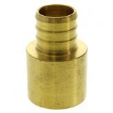 3/4" Female Copper Solder x 3/4" PEX Brass Adapter (Lead Free)