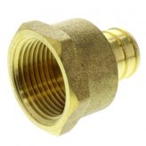 3/4" Female NPT x 3/4" PEX Brass Adapter (Lead Free)