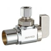 dahl 1/2" Female Solder x 1/4" OD Comp, Angle Stop