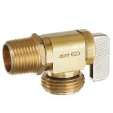 dahl 1/2" Female Solder or MIP x Male Hose, Angle