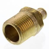 1" Male NPT x 1" F1960 Brass Expansion PEX Adapter (Lead Free)