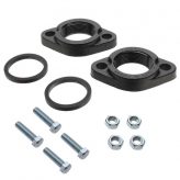 1-1/2" Grundfos UP43 Iron Pump Flanges, NPT (Pair)