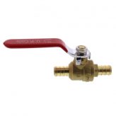 1/2" PEX x 1/2" PEX Ball Valve, Lead Free