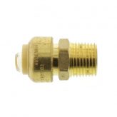 1/2" Push-Fit x 1/2" Male NPT Adapter, Lead Free