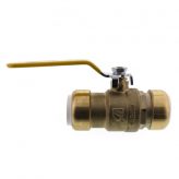 1" Push-Fit Ball Valve, Lead Free