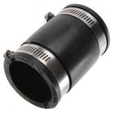 1-1/2" x 1-1/2" Flexible Coupling (Cast Iron, PVC, ABS)