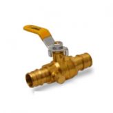 1" F1960 x 1" F1960 Ball Valve w/ Drain, Lead Free