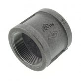 1-1/2" Black Malleable Iron Coupling