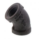 1/2" Black Malleable Iron 45 degree Elbow