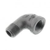1/2" Black Malleable Street 90 Degree Elbow