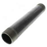 2" x 10" Black Steel Nipple (Sch 40)