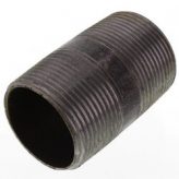 1-1/2" x 2-1/2" Black Steel Nipple (Sch 40)