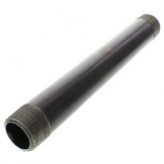 1-1/4" x 24" Black Steel Nipple (Sch 40)
