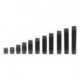 3/4" Black Steel Nipple Set (Close - 6")