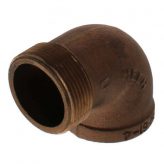 1-1/4" Brass Street 90 Degree Elbow (Lead Free)