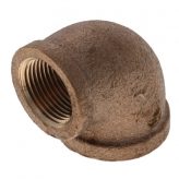 1-1/4" x 3/4" Brass 90 Degree Reducing Elbow (Lead Free)