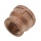 1-1/4" x 3/4" Brass Reducing Coupling (Lead Free)