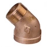 1/2" Brass Street 45 Degree Elbow (Lead Free)