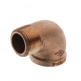 1/2" Brass Street 90 Degree Elbow (Lead Free)