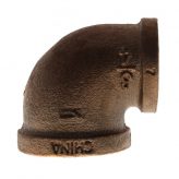 1" x 3/4" Brass 90 Degree Reducing Elbow (Lead Free)