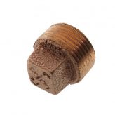 3/4" Brass Solid Plug (Lead Free)