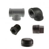 All Black Malleable Iron Fittings