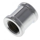 1/2" Chrome Plated Brass Coupling (Lead Free)