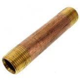 1/2" x 4" Brass Nipple (Lead Free)