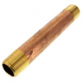 1/2" x 5" Brass Nipple (Lead Free)