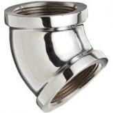 1/2" Chrome Plated Brass 45 Degree Elbow (Lead Free)