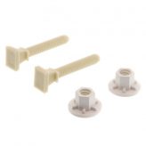 5/16" x 2-1/2" Nylon Toilet Bolts Set (2)