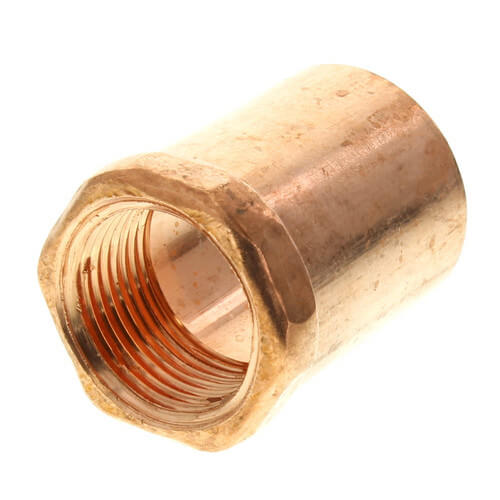 1" C x 3/4" Female NPT Threaded Copper Adapter 