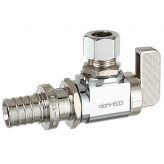 dahl 1/2" PEX Expansion (F2080) x 3/8" OD Comp, Angle Stop