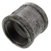 1-1/2" Galvanized Malleable Iron Coupling