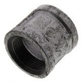 1-1/4" Galvanized Malleable Iron Coupling
