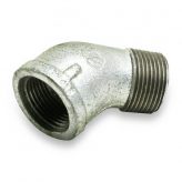 Galvanized Malleable Street 45 Degree Elbows