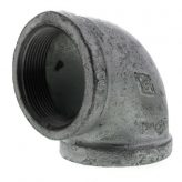 2" Galvanized Malleable Iron 90 Elbow