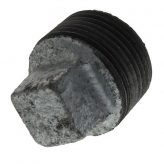3/4" Galvanized Malleable Iron Plug