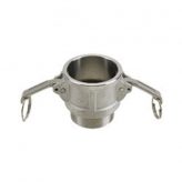 4" Female Cam-Lock x Male NPT, 316 Stainless Steel