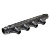 Poly 3/4" F1960 x 1/2" F1960, 4 Port Open End Manifold
