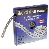3/4" dahl All-Round Strapping Steel, 25 Feet (24 Gauge)