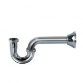 1-1/4" Chrome P-trap, 20 Gauge (OS&B Style)