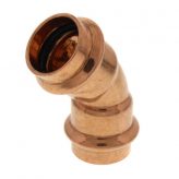 Copper Press 45 Elbow