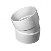 4" PVC Sewer 22-1/2 Elbow