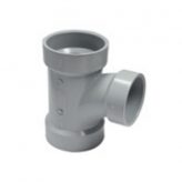 1-1/2" PVC DWV LRS-25 Sanitary Tee
