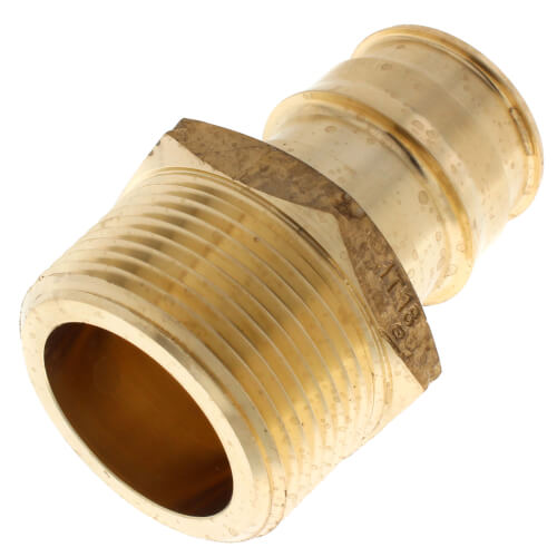 Lead-Free Brass 1" PEX x 1" Female Threaded F1960 Expansion Adapter Fitting 