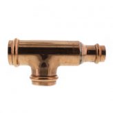 1-1/4" x 3/4" x 1-1/4" Copper Press-Fit Tee